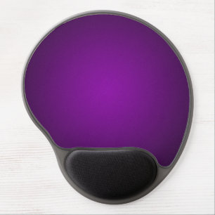 Trendy Purple-Black Grainy Vignette Gel Mouse Pad