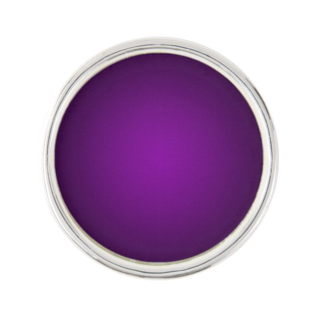 Trendy Purple-Black Grainy Vignette Lapel Pin (Front)