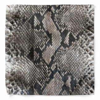 Trendy Python Snake Skin - Rich Elegant Fashion Bandana