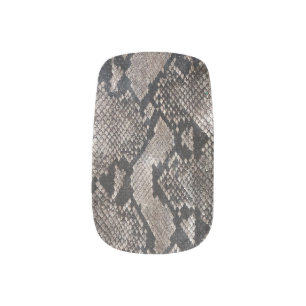 Trendy Python Snake Skin - Rich Elegant Fashion Minx Nail Art