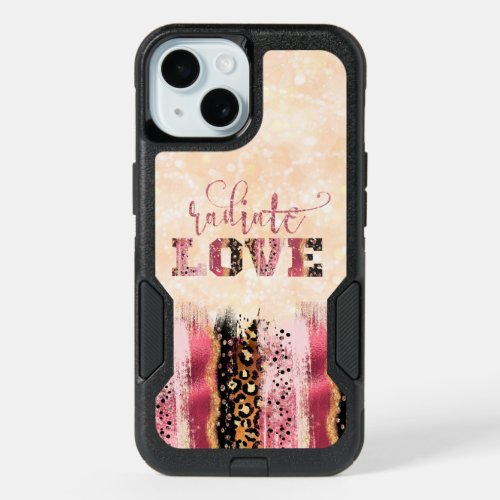 Trendy Radiate Love Bokeh iPhone 15 Case