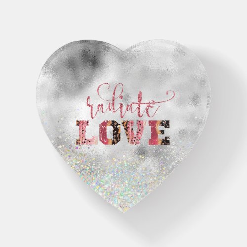 Trendy Radiate Love Paperweight