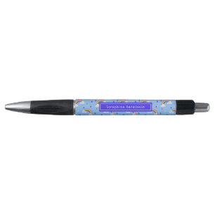 Trendy Rainbow Sky Pattern Personalized Pen