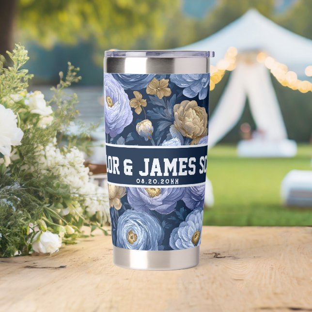 Trendy Ranunculus Travel Mugs For Summer Wedding Insulated Tumbler (Wedding)