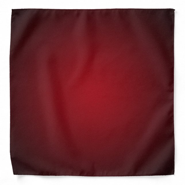 Trendy Red-Black Grainy Vignette Bandana (Front)