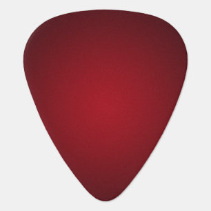 Trendy Red-Black Grainy Vignette Guitar Pick