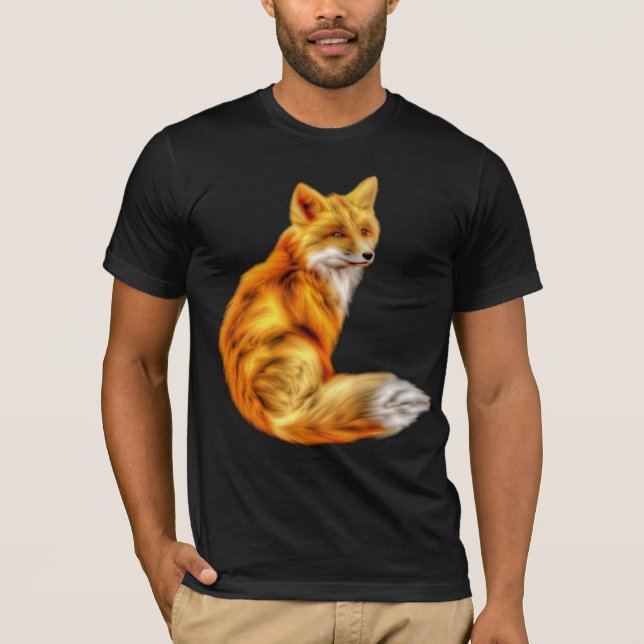Trendy Red Fox T-Shirt (Front)