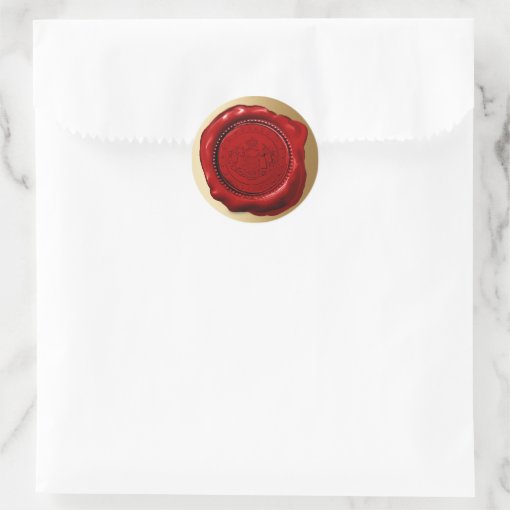 Trendy Red Wax Letter Seal | Zazzle