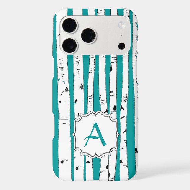 Trendy Retro Birch Tree Grove  Case-Mate iPhone Case (Back)