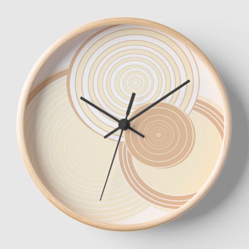 Trendy Retro Boho Clock