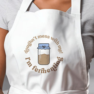 Trendy Retro Sourdough Starter Bread Baker Funny Adult Apron