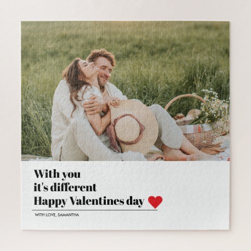  Trendy Romantic Quote  Valentines Best Gift Jigsaw Puzzle