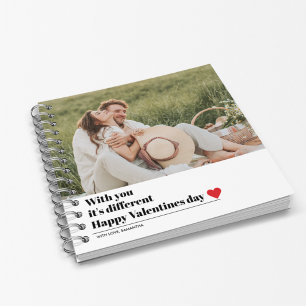 Trendy Romantic Quote Valentines Best Gift Notebook