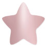 Trendy Rose Gold Elegant Modern Blank Template Star Sticker