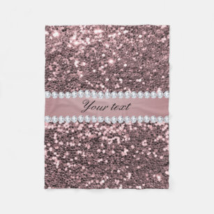 rose gold sequin throw blanket