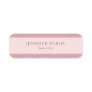 Trendy Rose Gold Glitter Professional Design Chic Name Tag