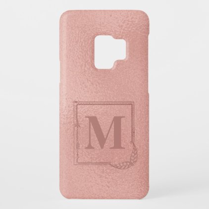 Trendy Rose Gold Tribal Arrow Personalized Case-Mate Samsung Galaxy S9 Case