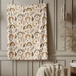 Trendy Rustic Boho Rainbow Subtle Pastel Hues Fleece Blanket<br><div class="desc">Our "Boho Rainbows Feather Blankets Collection" is a captivating array of intricately designed blankets that blend bohemian charm with vibrant colors and delicate feather motifs. Each blanket is meticulously crafted using high-quality materials to ensure both durability and comfort. The collection features a diverse range of sizes and styles, from cozy...</div>
