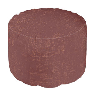 Trendy rustic burgundy wood modern decor pouf