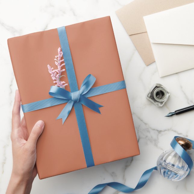 Trendy Rustic Copper - Wrapping Paper Roll (Gifting)