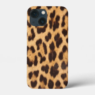trendy safari fashion leopard spots cheetah print iPhone 13 mini case