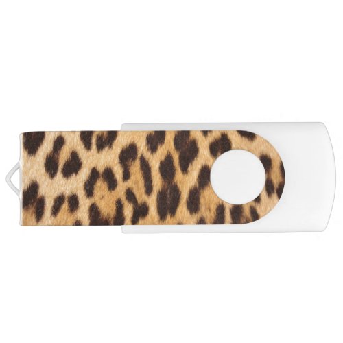 trendy safari fashion leopard spots cheetah print flash drive