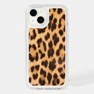 trendy safari fashion leopard spots cheetah print OtterBox iPhone 14 case