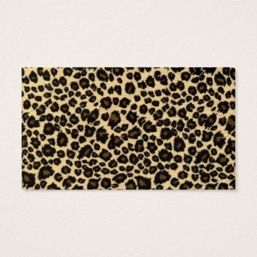 Trendy Safari Leopard Print (Back)