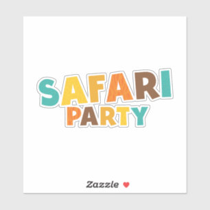 Trendy Safari Sticker
