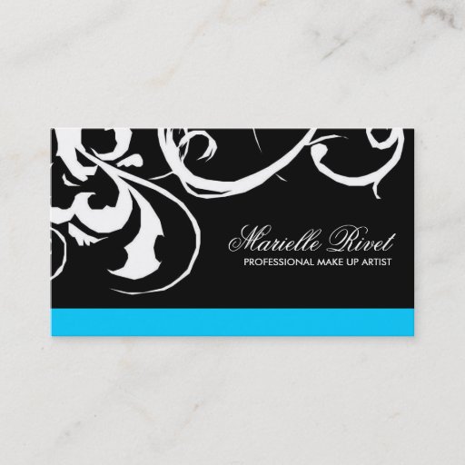 Customizable Trendy Salon Business Card