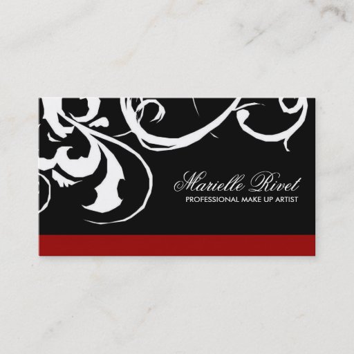 Customizable Trendy Salon Business Card