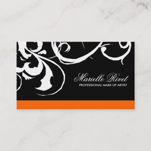 Customizable Trendy Salon Business Card