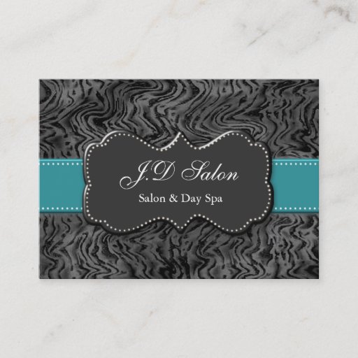 Customizable trendy Salon businesscards Business Cards