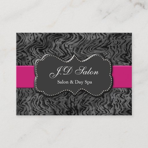 Customizable trendy Salon businesscards Business Cards