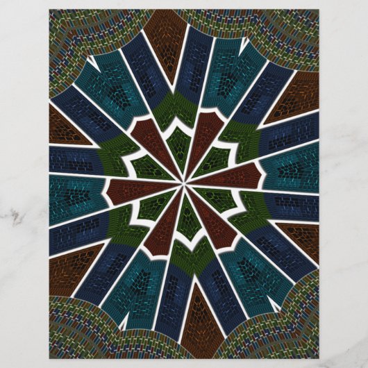 Trendy Sari Style: Modern Abstract Pattern Design (Front)