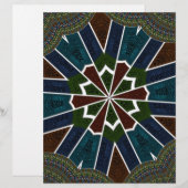 Trendy Sari Style: Modern Abstract Pattern Design (Front/Back)