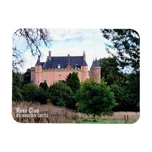 Trendy Scottish Ross Clans Balnagown Castle  Magnet