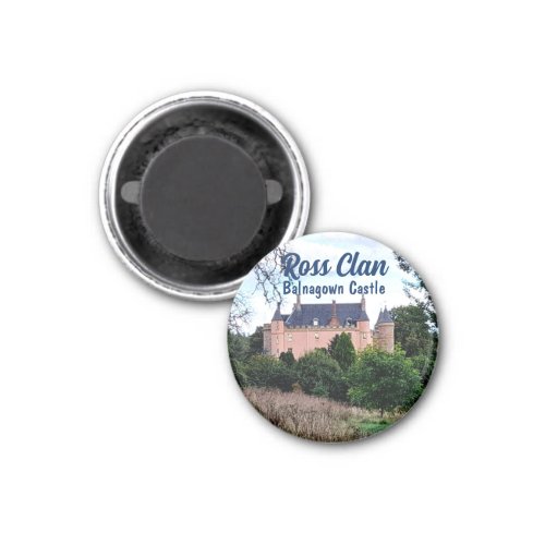 Trendy Scottish Ross Clans Balnagown Castle Magnet