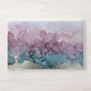  Trendy script all colors  marble HP Laptop Skin