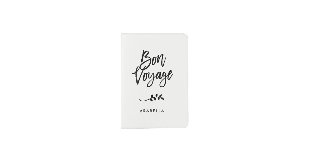 Bon Voyage Passport Cover