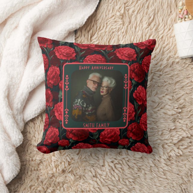 Trendy Sentimental Vow Renewal Throw Pillow  (Blanket)