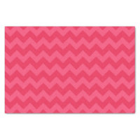 Trendy Shades of Pink Chevron Pattern Tissue Paper