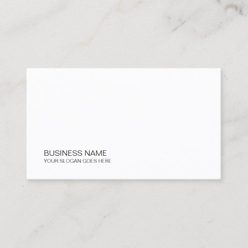 Trendy Simple Modern Elegant Corporate Template Business Card