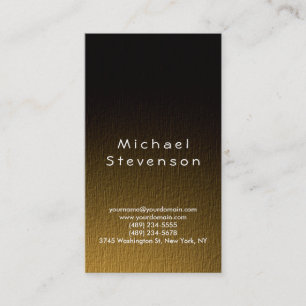 Trendy Simple Plain Business Card