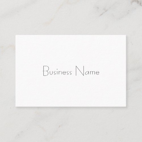 Trendy Simple Template Professional Elegant Modern Business Card