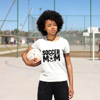 Trendy Soccer mom personalized T-Shirt