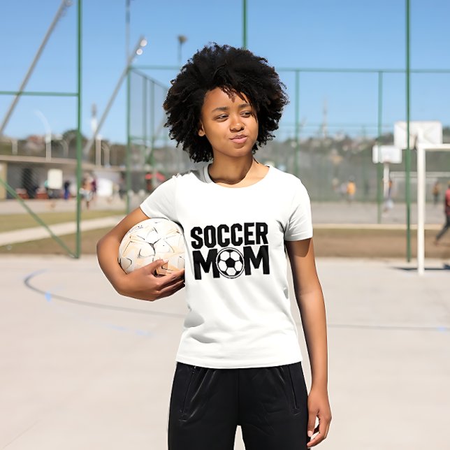 Trendy Soccer mom personalized T-Shirt (Creator Uploaded)