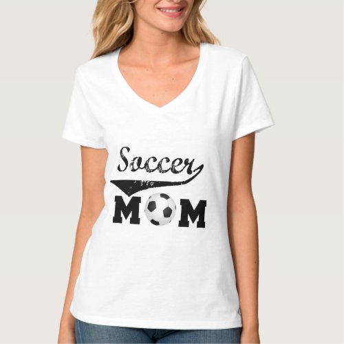 Trendy soccer mom tshirt