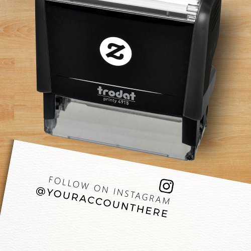 Trendy Social Media Business Professional  Self_inking Stamp