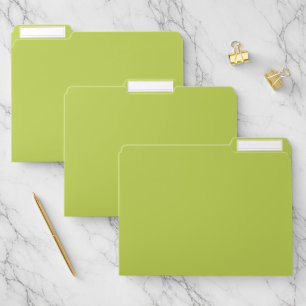 Trendy Soft Chartreuse File Folder